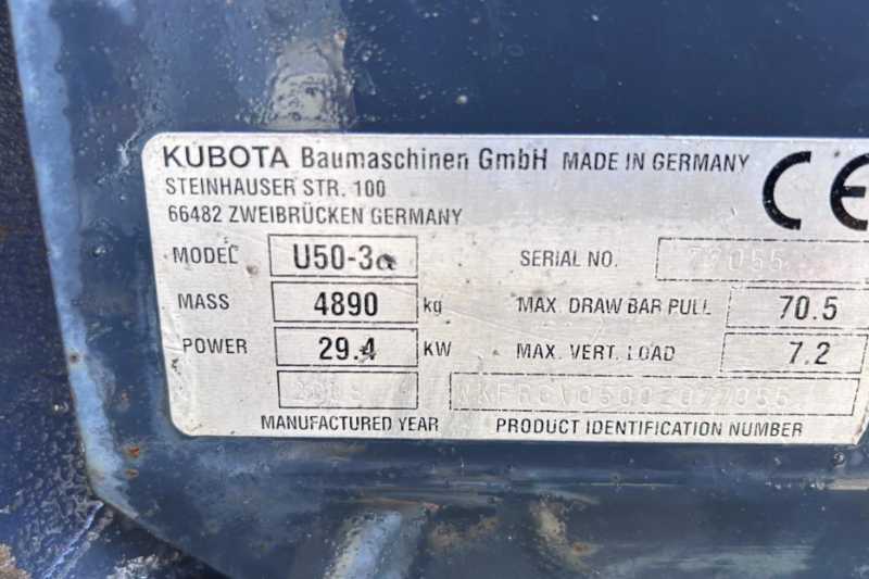 OmecoHub - Immagine KUBOTA U50-3A